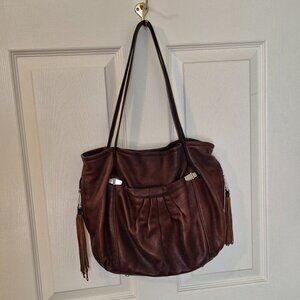 B. Makowsky Leather Bag
